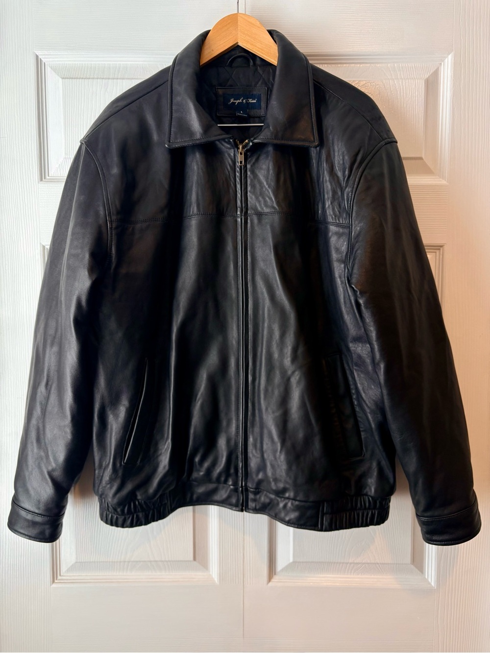 Joseph & Feiss Lambskin Leather Jacket